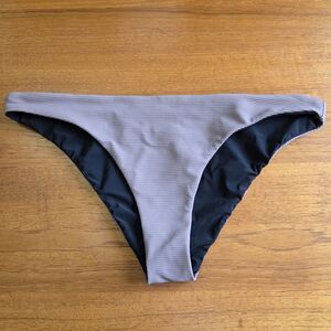 Lululemon Pool Play Mid Rise Skimpy Bottom Misty Mocha / Black